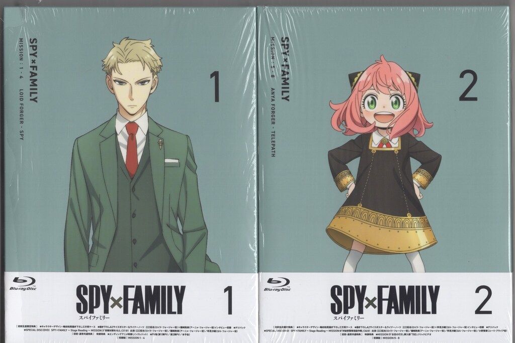 アニメBlu ray SPY FAMILY 初回生産 版 1期全6巻 セット 1巻開封 他巻