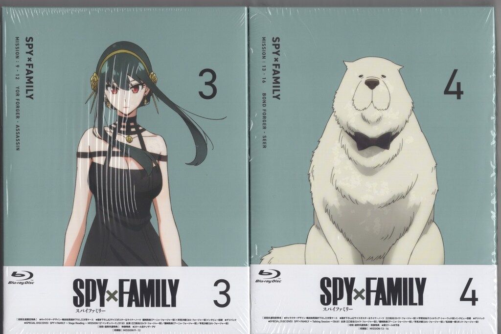アニメBlu ray SPY FAMILY 初回生産 版 1期全6巻 セット 1巻開封 他巻