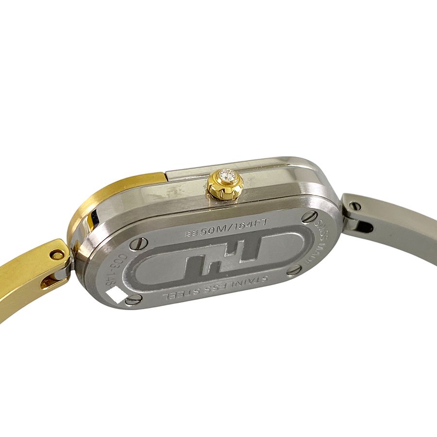 フェンディ FENDI オーロック SS ダイヤモンド クォーツ レディース 腕時計