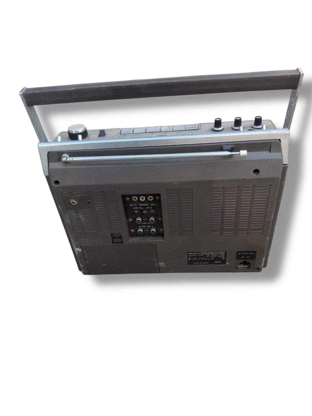 SONY ラジカセ CF-2550ステレオカセットコーダー ラジカセ ソニー FM