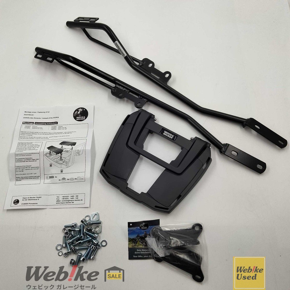 HEPCO＆BECKER トップケースホルダー イージーラック 661 9529 0101