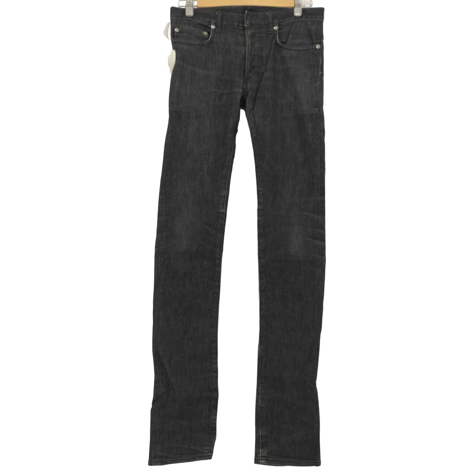 ディオールオム Dior HOMME 06 AW エディ期 フライボタン ストレッチスキニーデニムパンツ レディース UK 28-29