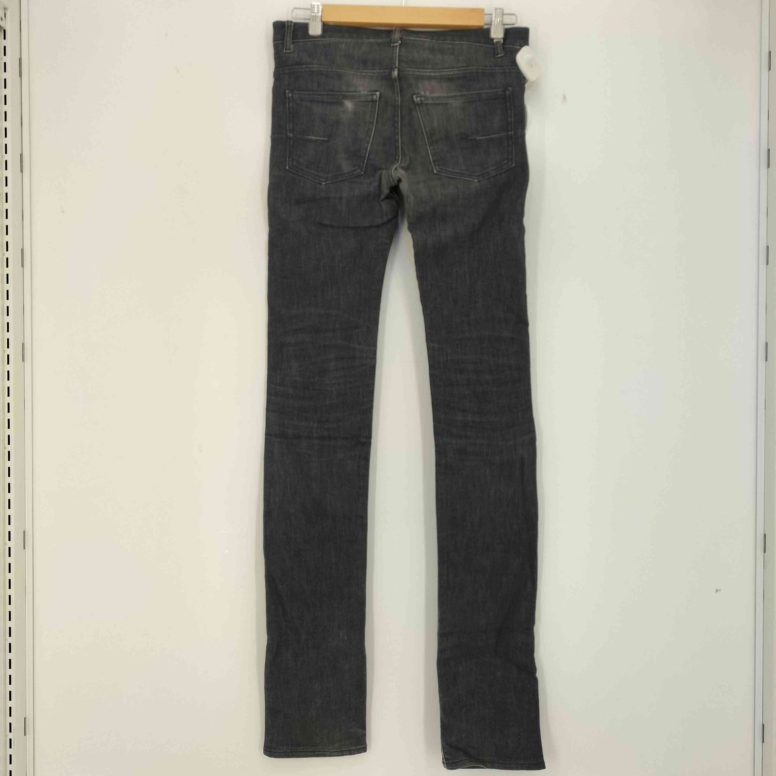 ディオールオム Dior HOMME 06 AW エディ期 フライボタン ストレッチスキニーデニムパンツ レディース UK 28 29