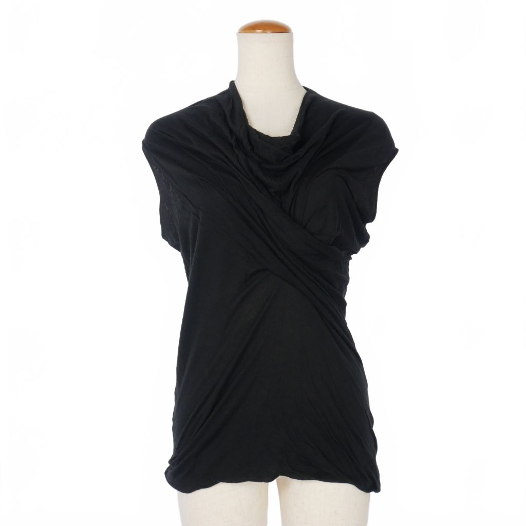 リックオウエンス Rick Owens Lilies ノースリーブカットソー ドレープ