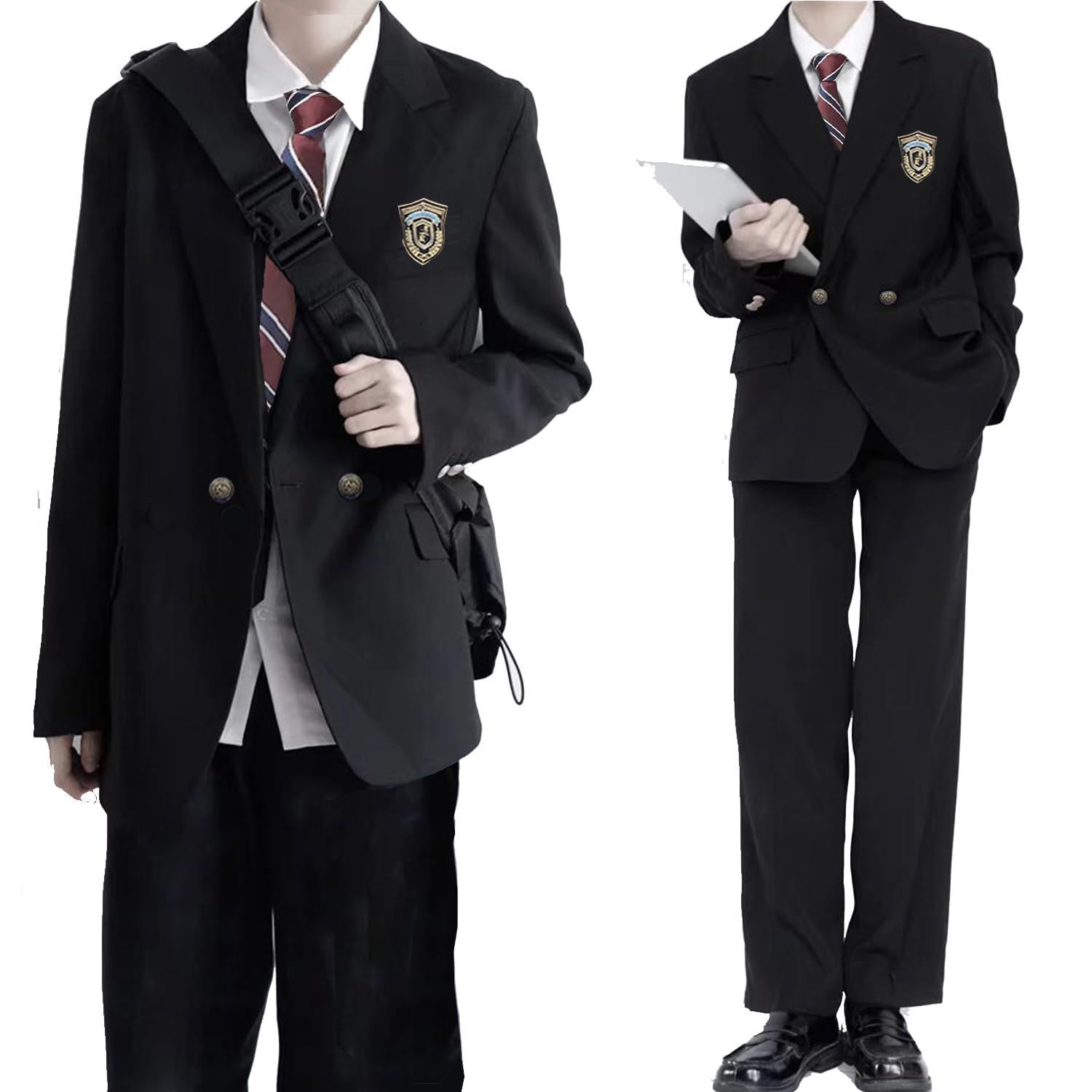 フォーマル 仮装 春秋 入学式 卒業式 通学 衣装 JK 男子高校生 長袖 制服 スクール 5点セット DK コスプレ メンズ 学生服 AOTYP