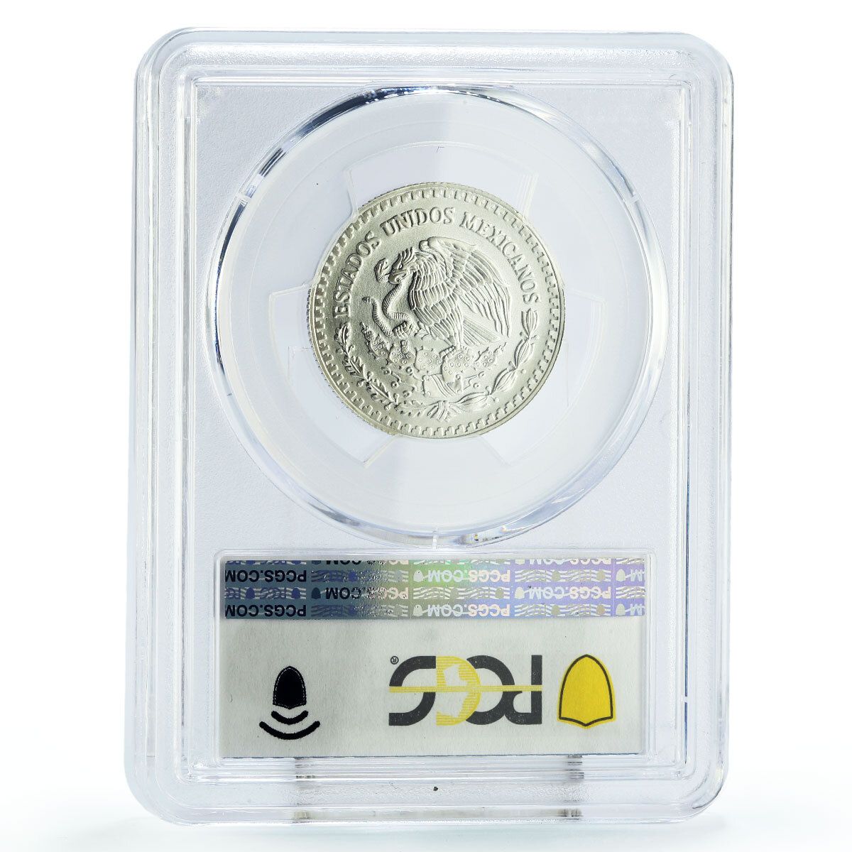 メキシコ 1/4 オンザ・リベルタッド 独立の天使 MS69 PCGS 銀貨 2005