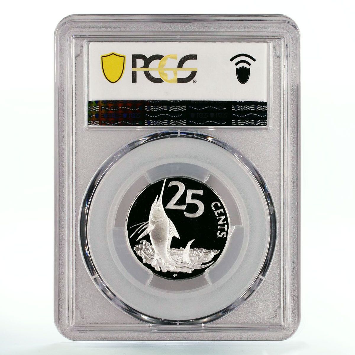 イギリス領ヴァージン諸島 25セント ブルーマーリンフィッシュ PR69