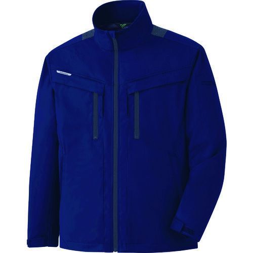 ミドリ安全 ベルデクセル ハーネス対応 ストレッチ防寒ジャンパー ＶＥ２０１７ 上 ネイビー Ｌ