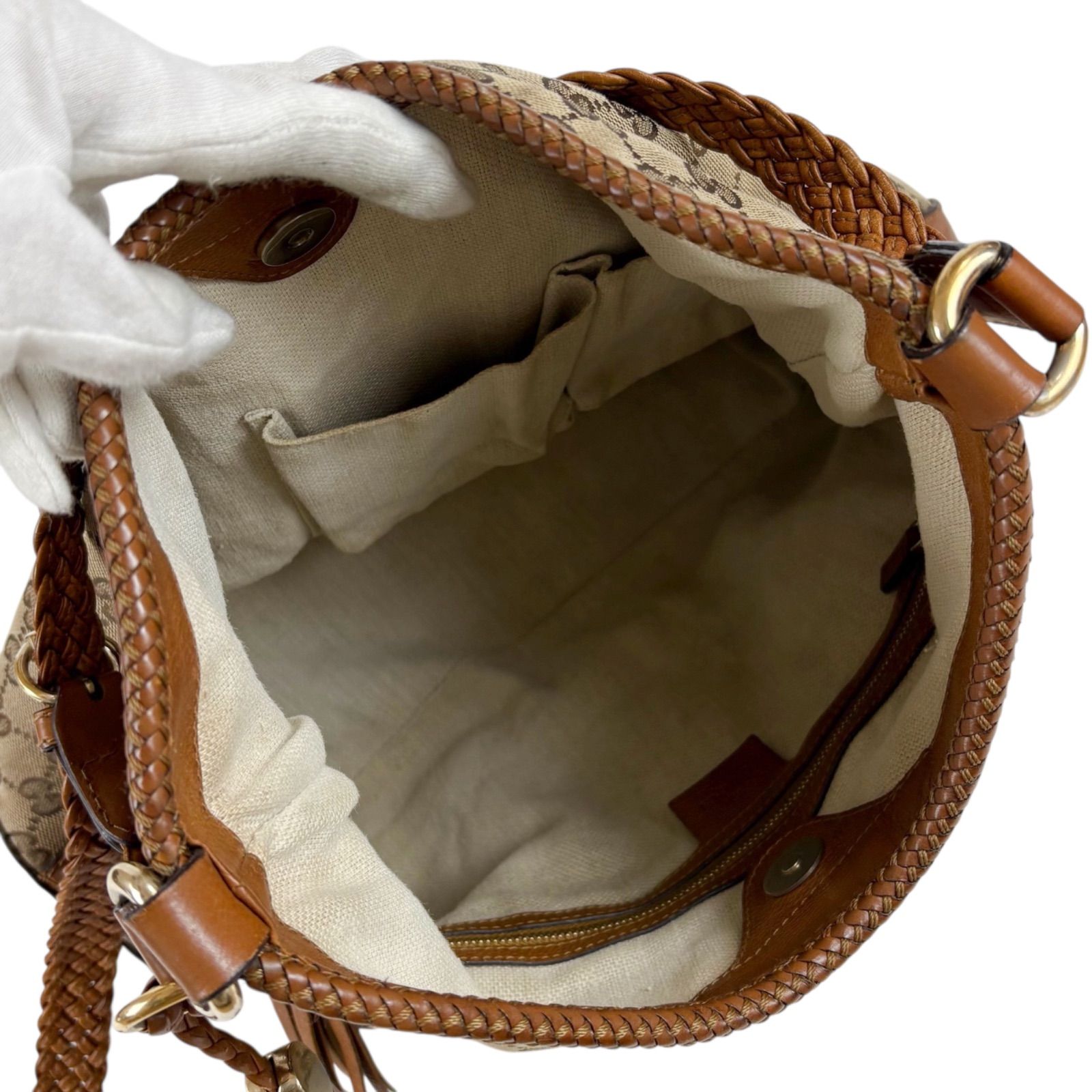 GUCCI グッチ ショルダーバッグ GGキャンバス 257026 キャンバス