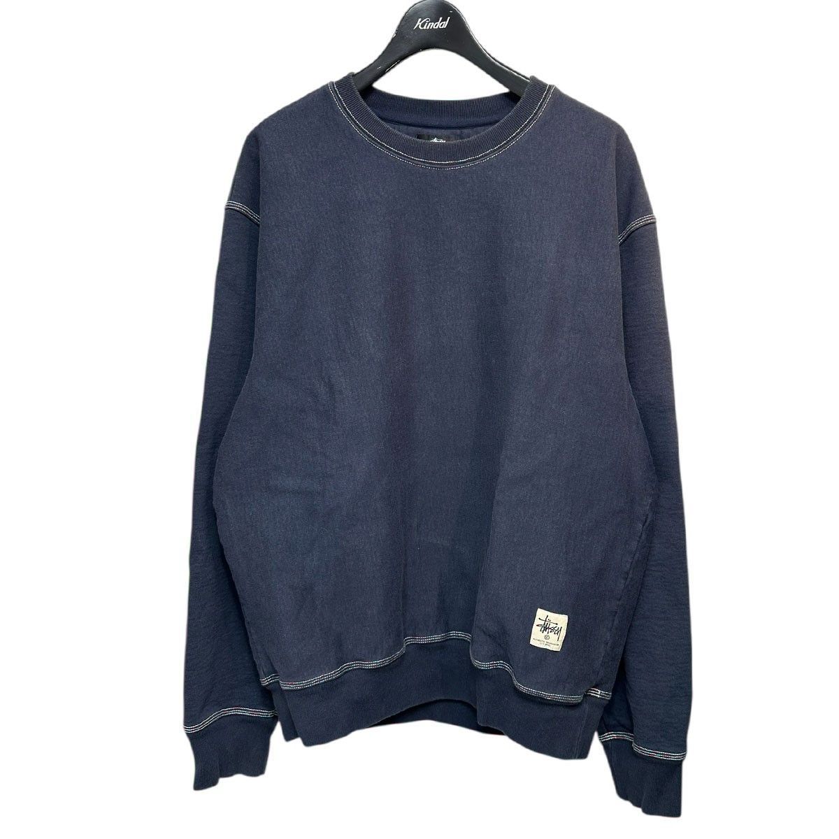 stussy Contrast Stitch Label Crew Sweat コントラストステッチラベルクルーネックスウェットシャツ 118458