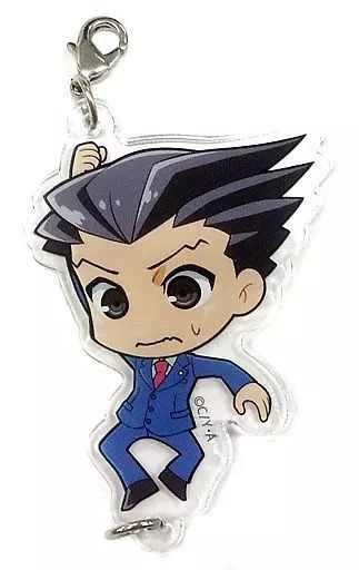 中古】雑貨 成歩堂龍一 「逆転裁判×アニメガカフェ つかまりんこ