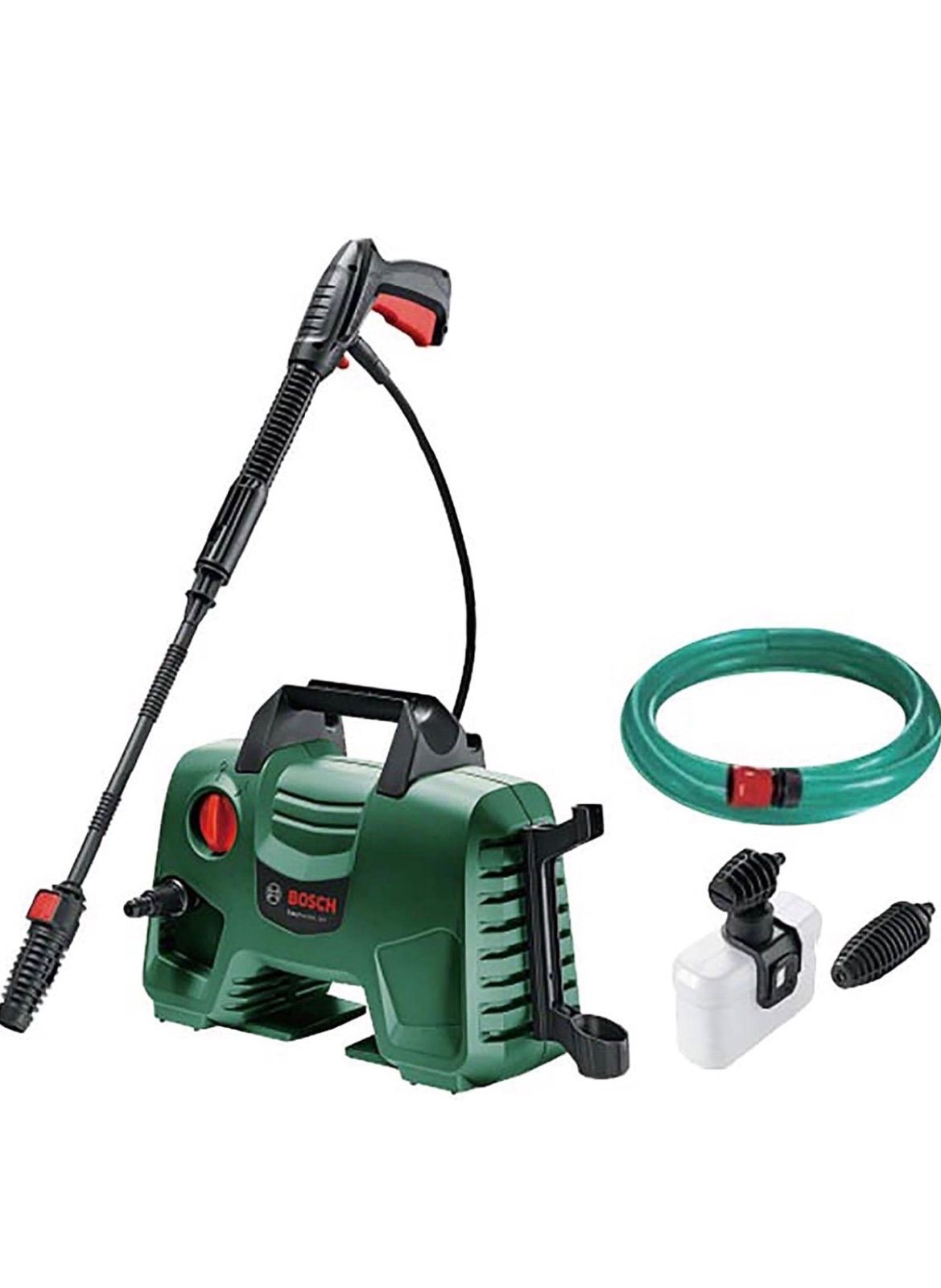 ボッシュ BOSCH 高圧洗浄機 1300 W 最大許容圧力10 5 MPa 6 m高圧 3 m水道ホース 豊富なノズル付き EA 110 クリーナー