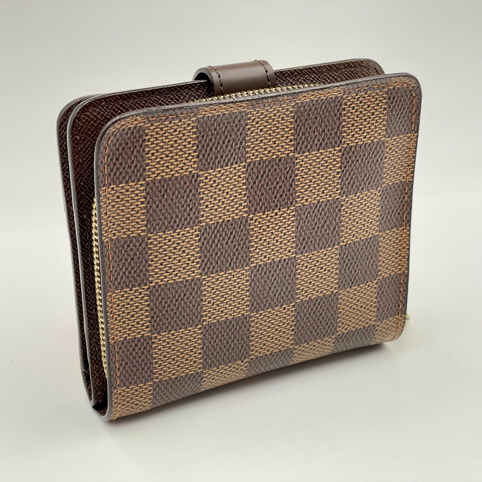 Louis Vuitton ルイヴィトン / ダミエ / コンパクトジップ / エベヌ