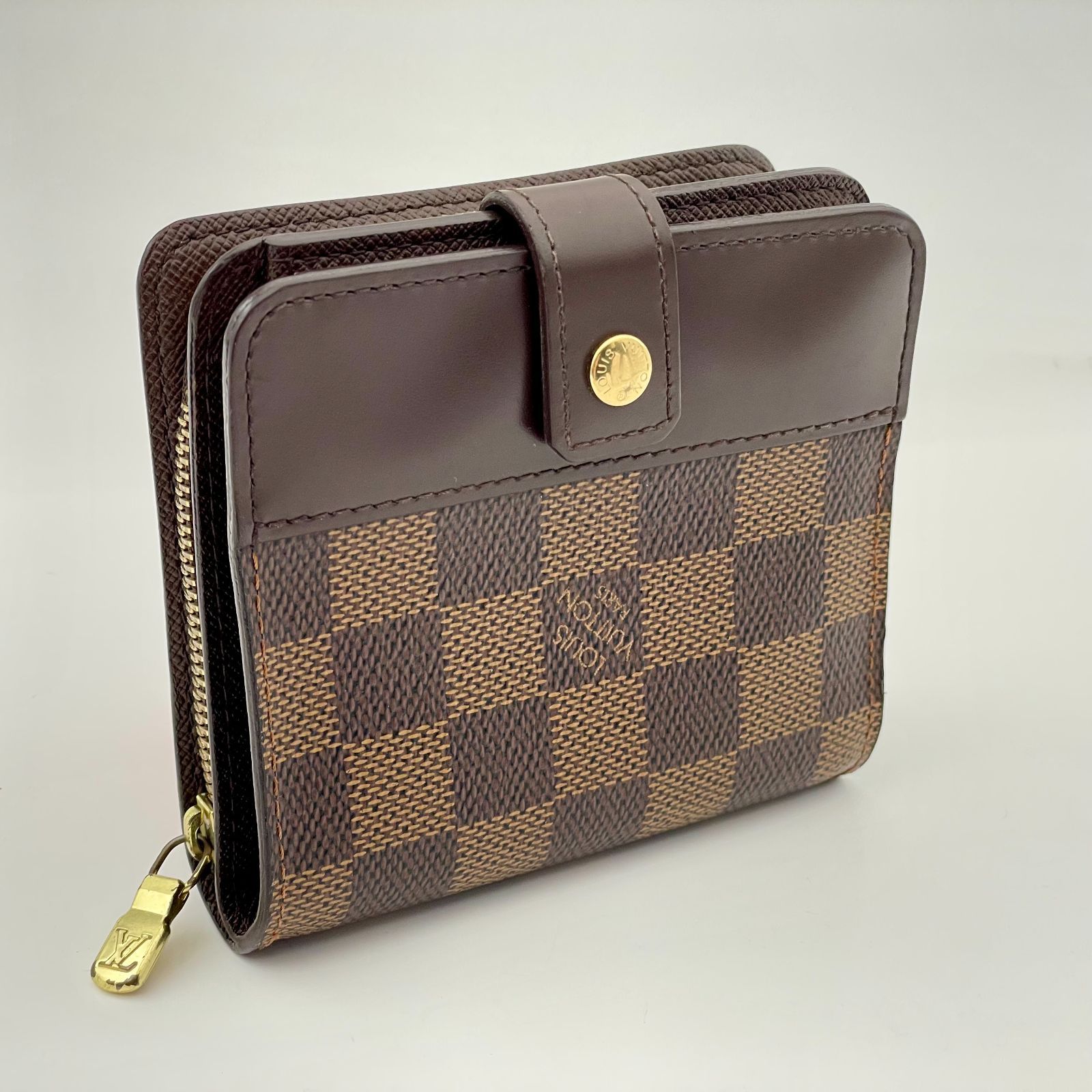 Louis Vuitton ルイヴィトン / ダミエ / コンパクトジップ / エベヌ