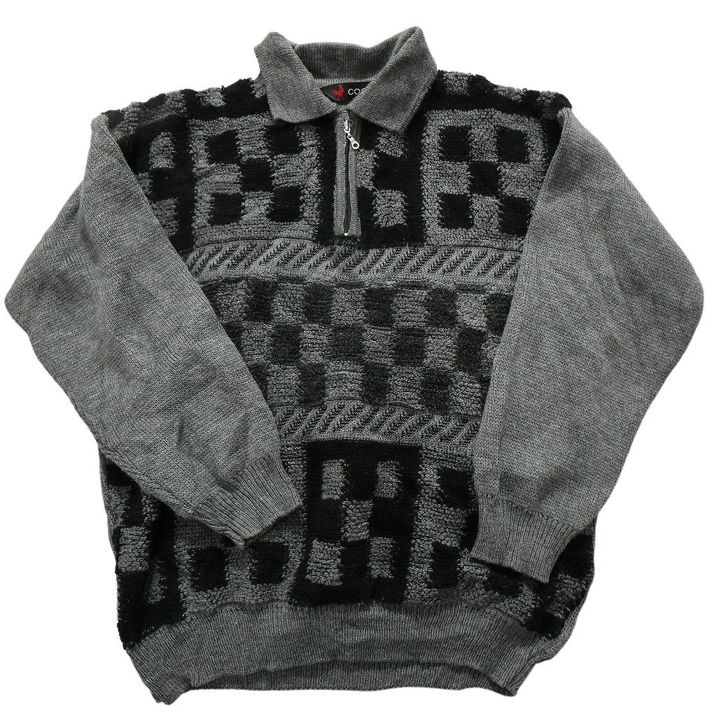 古着卸 まとめ売り セーターMIX 6枚セット (メンズ 2XL ) ハーフジップ