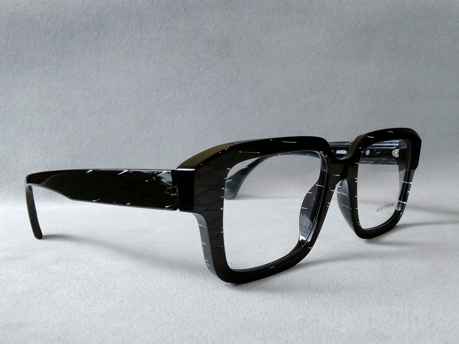 alain mikli paris（アランミクリ）『A03538』Col.002/BLACK RHOMBUS