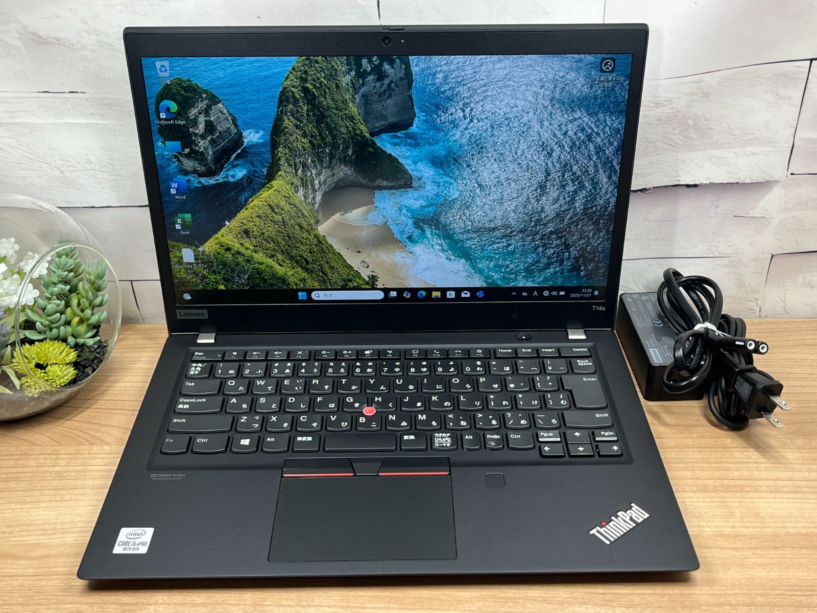 超美品〉0468 Thinkpad T14s 16GB/SSD256 第10世代 office2024 ノート