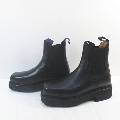 エイティーズ EYTYS ORTEGA LEATHER ブーツ サイドゴア 42 ブラック 黒