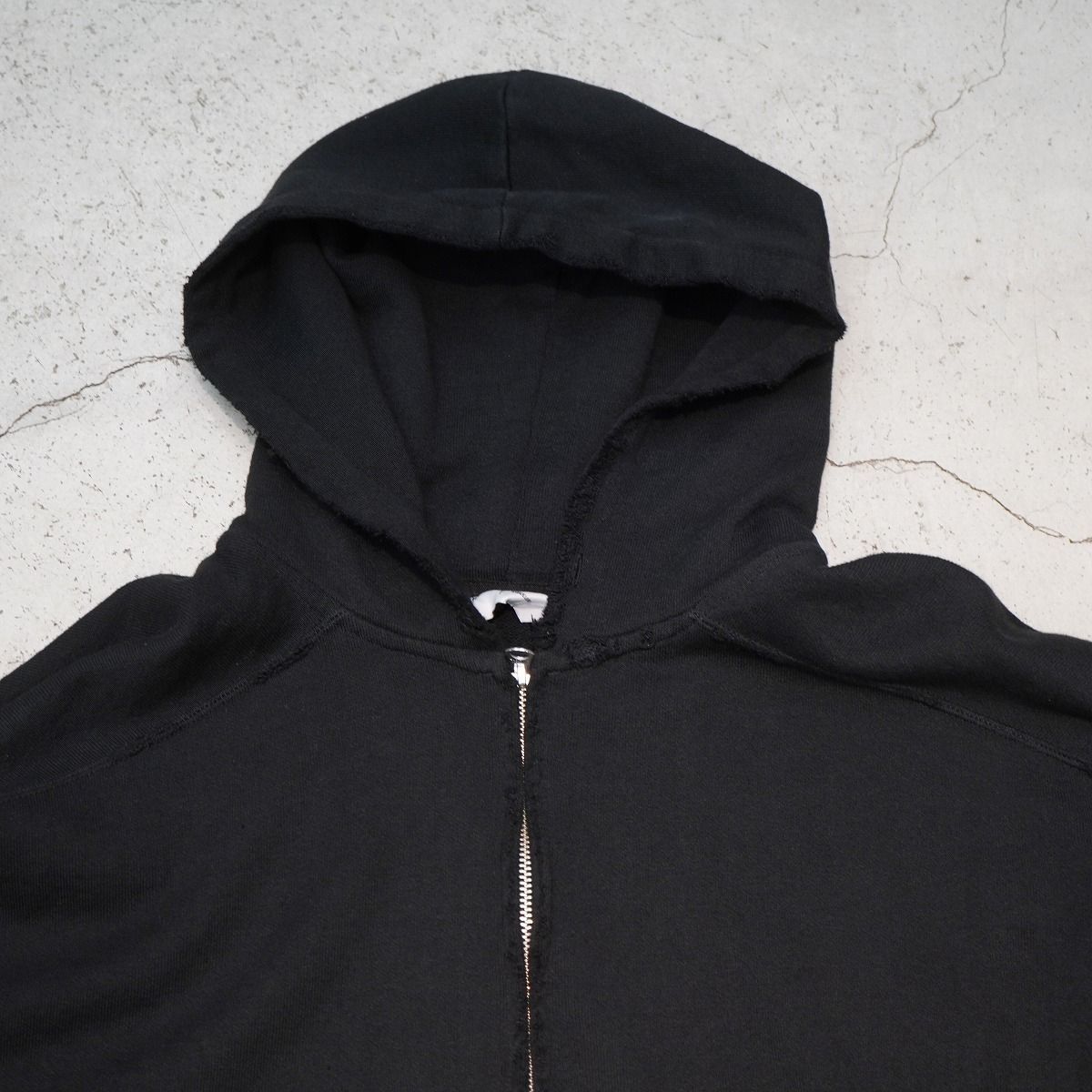 美品 24AW ANCELLM アンセルム CRASH ZIP HOODIE クラッシュ ジップ