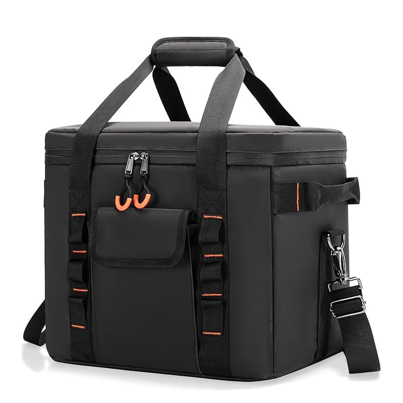 Trunab ポータブル電源 収納バッグ Jackery 1000 Pro Plus ECOFLOW River 2 Maxに適合して ケース 防塵 防水 耐衝撃 バッグ 取り外し 0