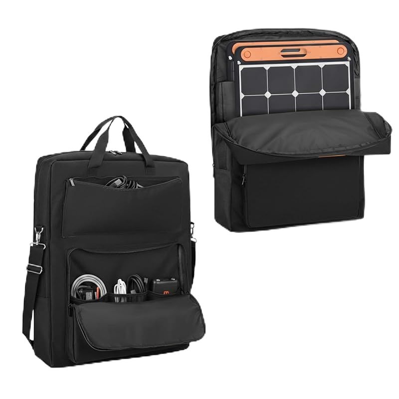 sonea ソーラーパネル収納バッグ JackerySolarSaga 100|200 ソーラーパネルソーラーパネル 収納 ブラック 0