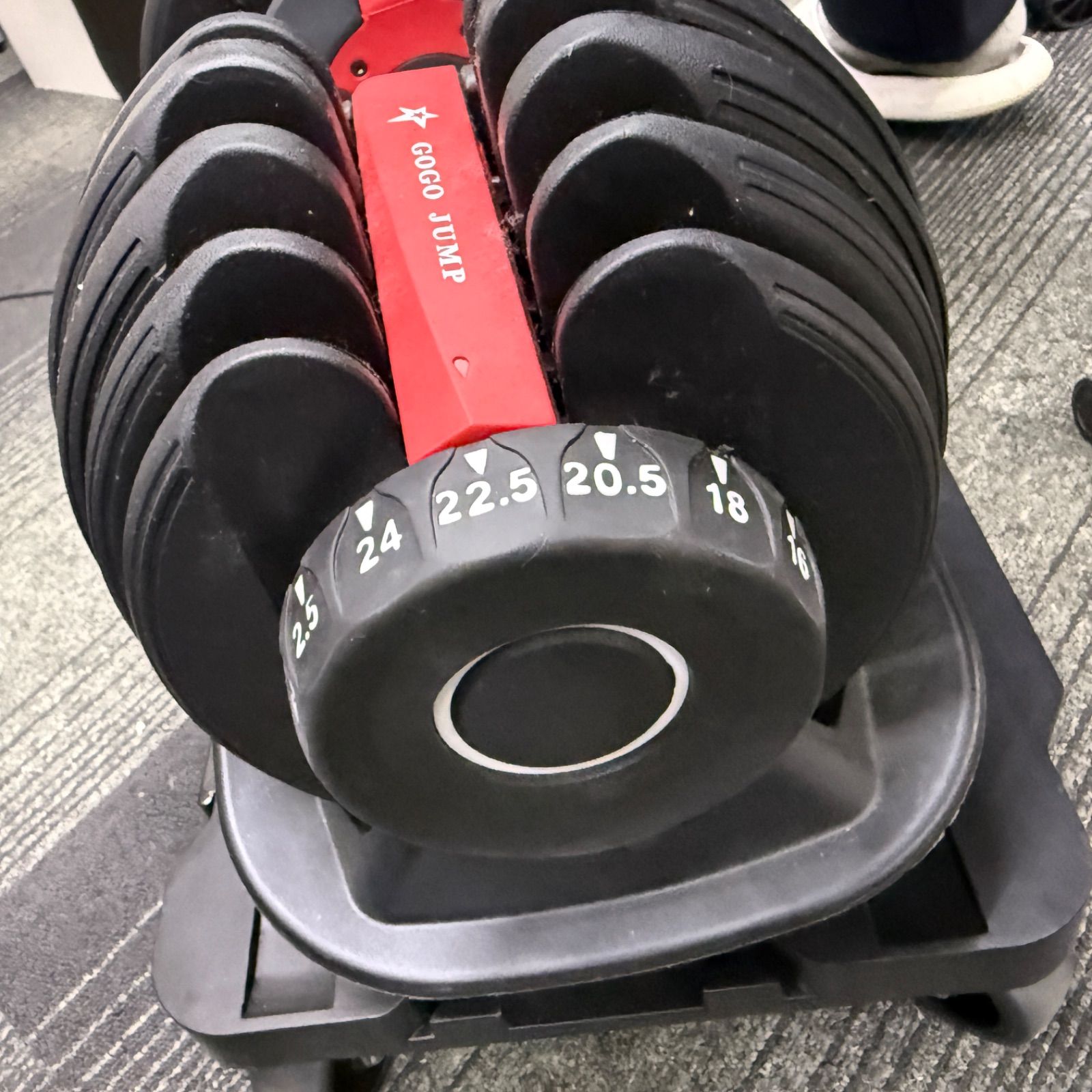 ☆GOGO JUMP☆調節可能ダンベル 24kg 1/2 フィットネス 筋トレ ジム