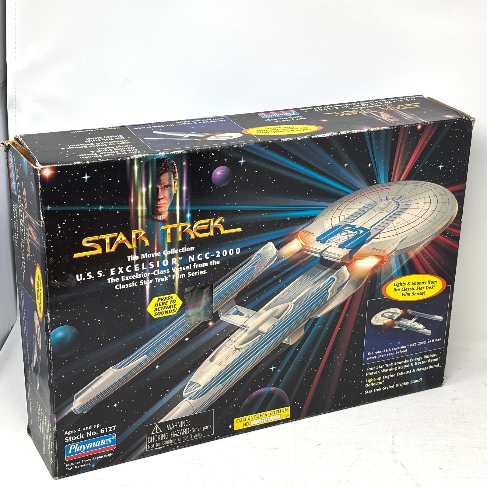 「スタートレック」U S S エクセルシオールNCC-2000／プレイメイツ社製 スタートレック」U S S エクセルシオールNCC-2000／プレイメイツ社製
