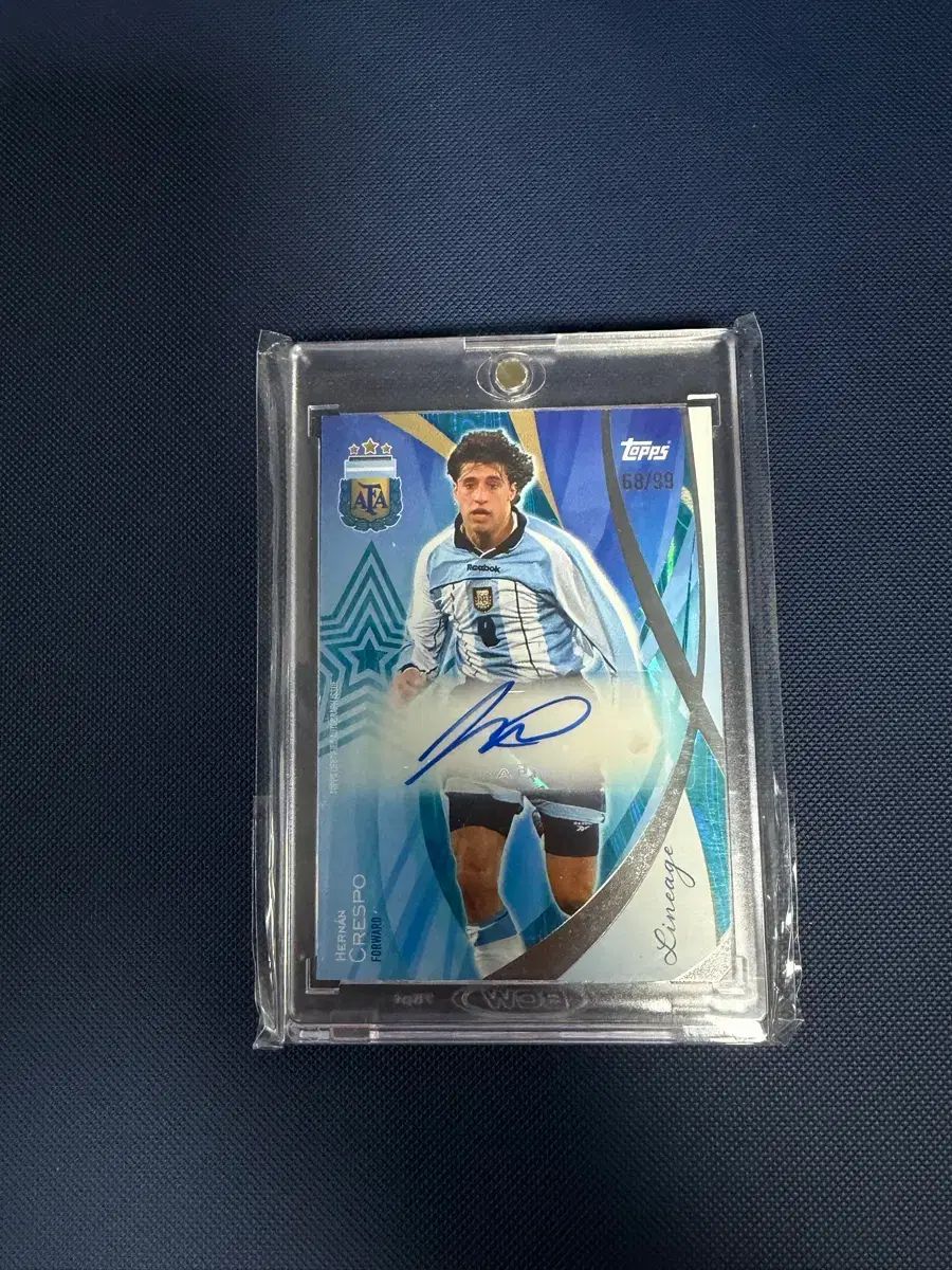 スポーツカード サッカー TOPPS クレスポ CRESPO オート AUTO