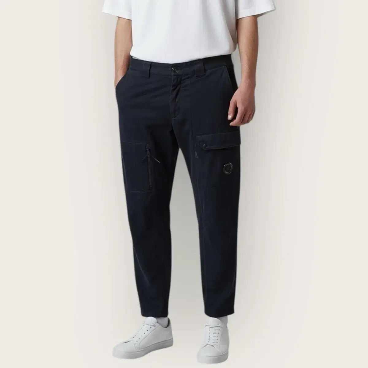 C P COMPANY シーピーカンパニー 21 FW 起毛 レンズワッペン カーゴパンツ