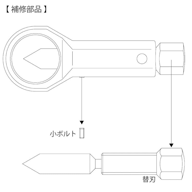  トップ TOP ナットブレーカー 適応サイズ 27~36 NB-5 1 その他 ドライバー レンチ