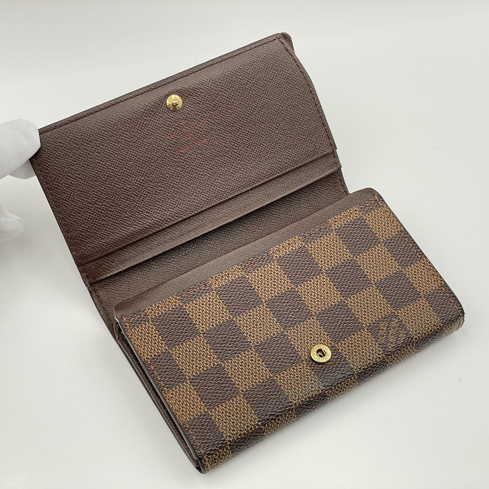 Louis Vuitton ルイヴィトン / ダミエ / ポルトモネ ビエ トレゾール