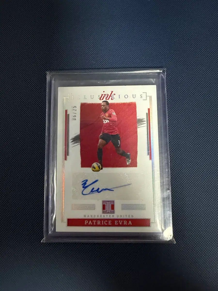 スポーツカード サッカー PANINI エブラ EVRA オート AUTO 25