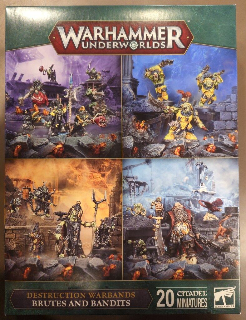 GAMES WORKSHOP WARHAMMER AGE OF SIGMAR UNDERWORLDS 破壊の大同盟のウォーバンド 暴徒と略奪者 Brutes and Bandits