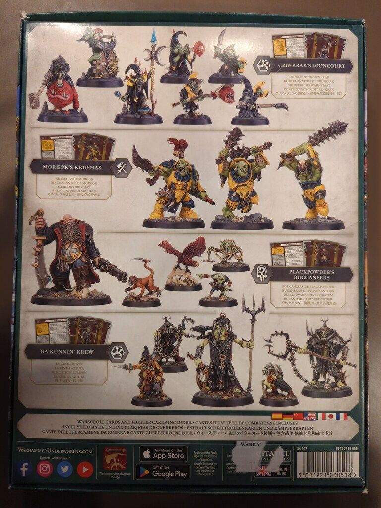 GAMES WORKSHOP WARHAMMER AGE OF SIGMAR UNDERWORLDS 破壊の大同盟のウォーバンド 暴徒と略奪者 Brutes and Bandits