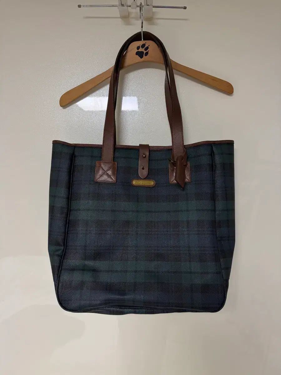 ポロ ラルフローレン ブラック ウォッチ CHECK トートバッグ