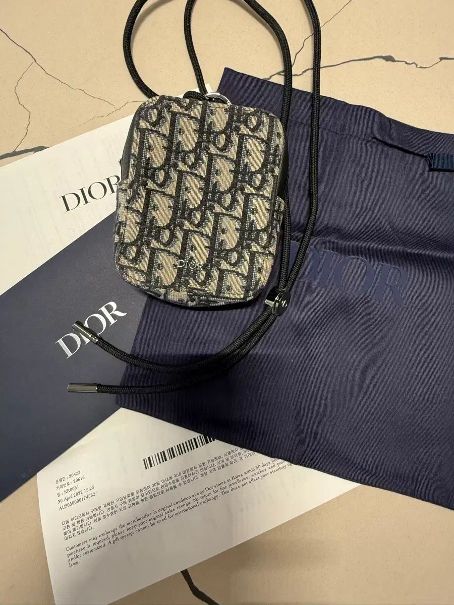 ディオール オブリーク ミニポーチ