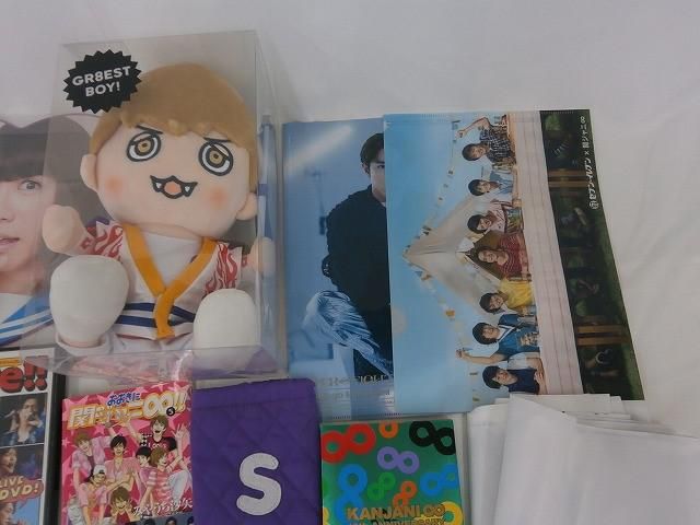 SUPER EIGHT(関ジャニ)GR8EST BOY6体セット うちわ付き 関ジャニ∞ super eight 十五祭 錦戸亮 安田章大 ぬいぐるみ うちわ