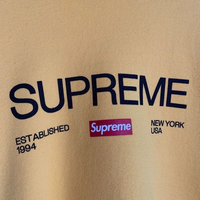 SUPREME シュプリーム 24SS Established Crewneck エスタブリッシュド