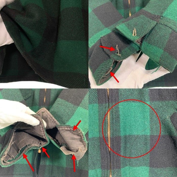 50's Woolrich ウールリッチ バッファローチェック ウールジャケット