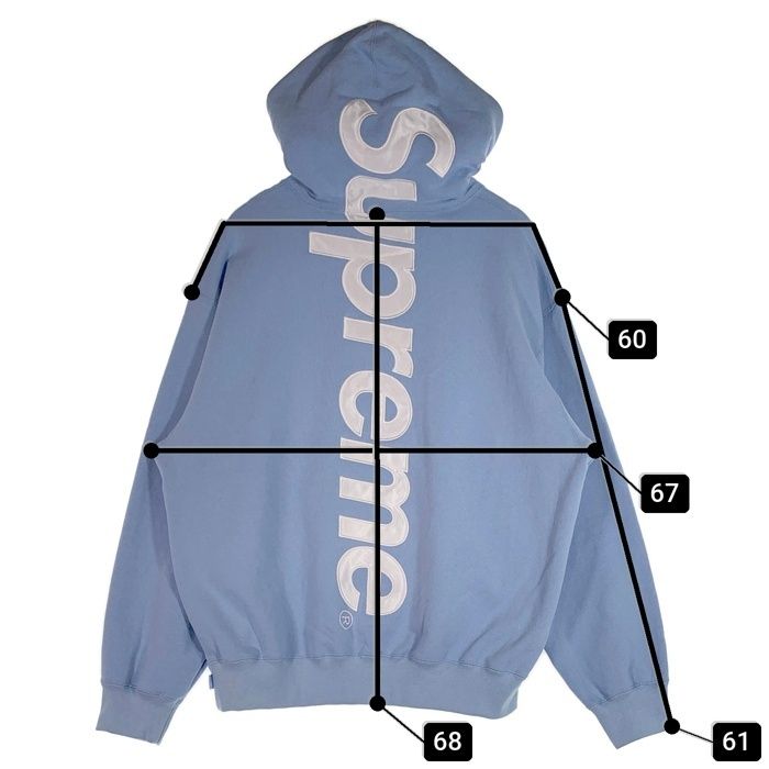 SUPREME シュプリーム 24AW Satin Applique Hooded Sweatshirt SUPREME シュプリーム 24AW Satin Applique Hooded Sweatshirt