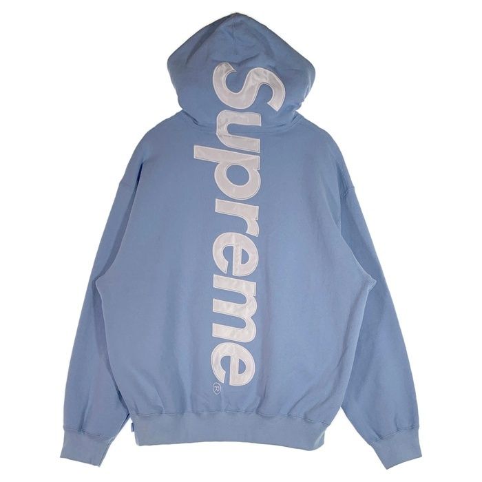 SUPREME シュプリーム 24AW Satin Applique Hooded Sweatshirt サテン 