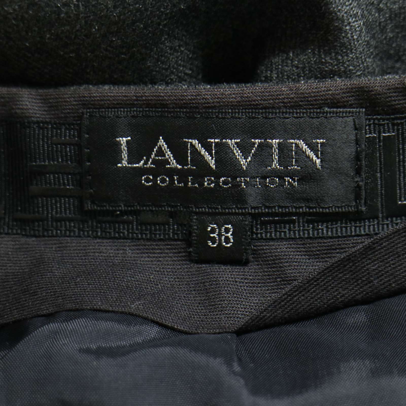 LANVIN ランバン 秋冬☆ カシミヤ混 スラックス パンツ Sz.38