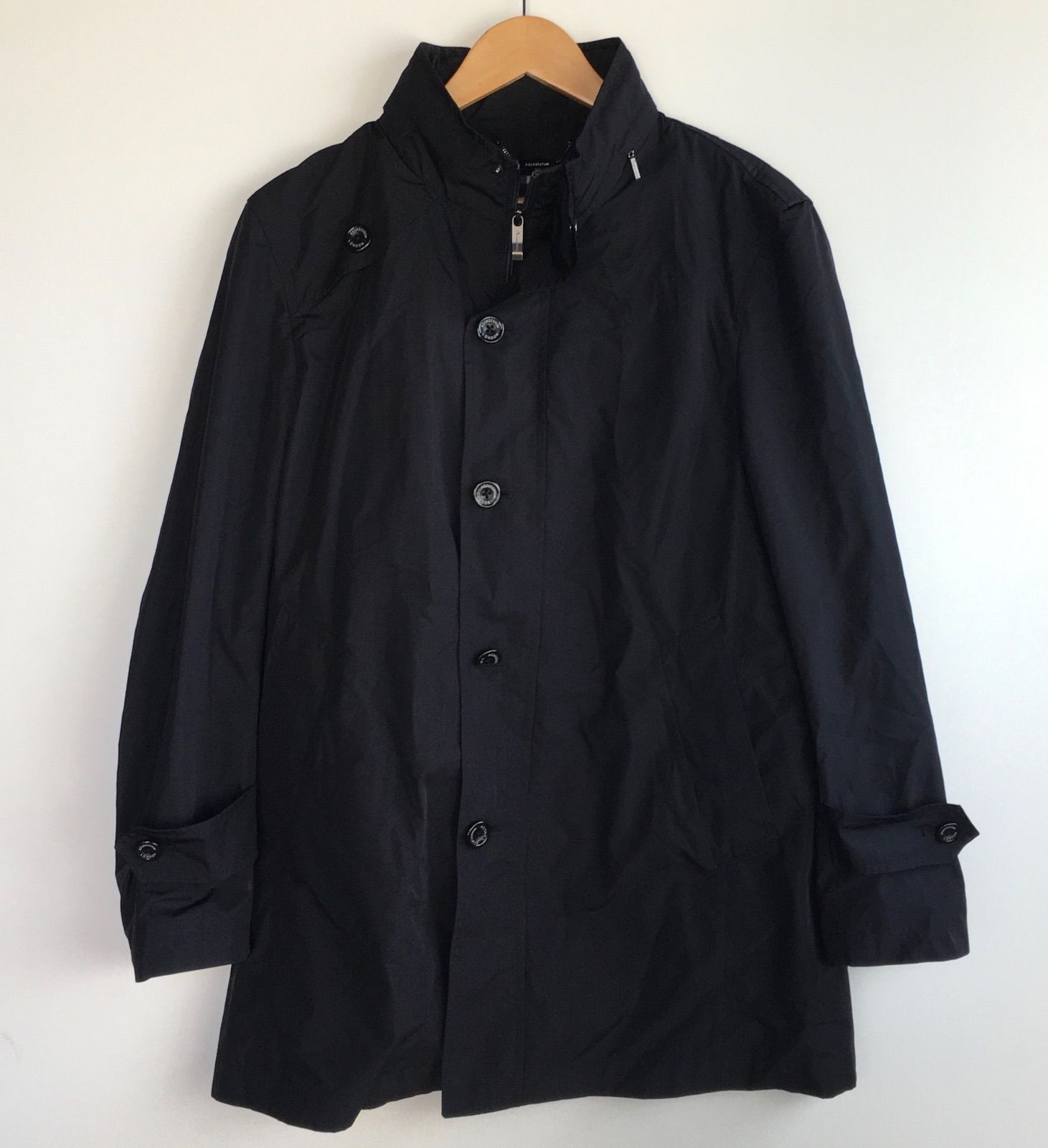 アクアスキュータム TEC.3 スタンドカラーハーフコート メンズ