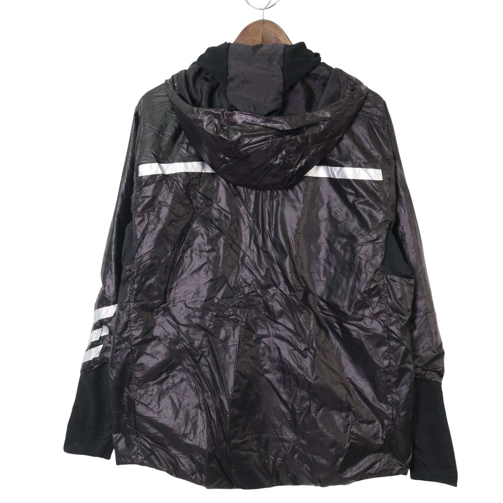 adidas アディダス 【V-2L Player】 ロゴ 中綿 ジップ ウィンド