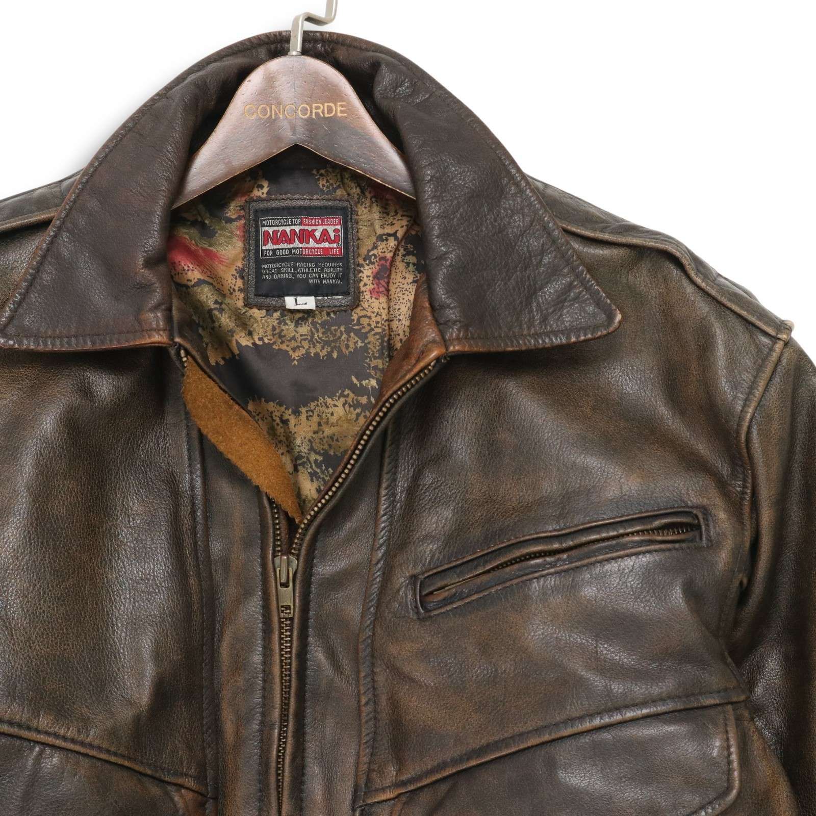NANKAI ナンカイ 南海部品 本革☆ A2 リアル レザー ライダース