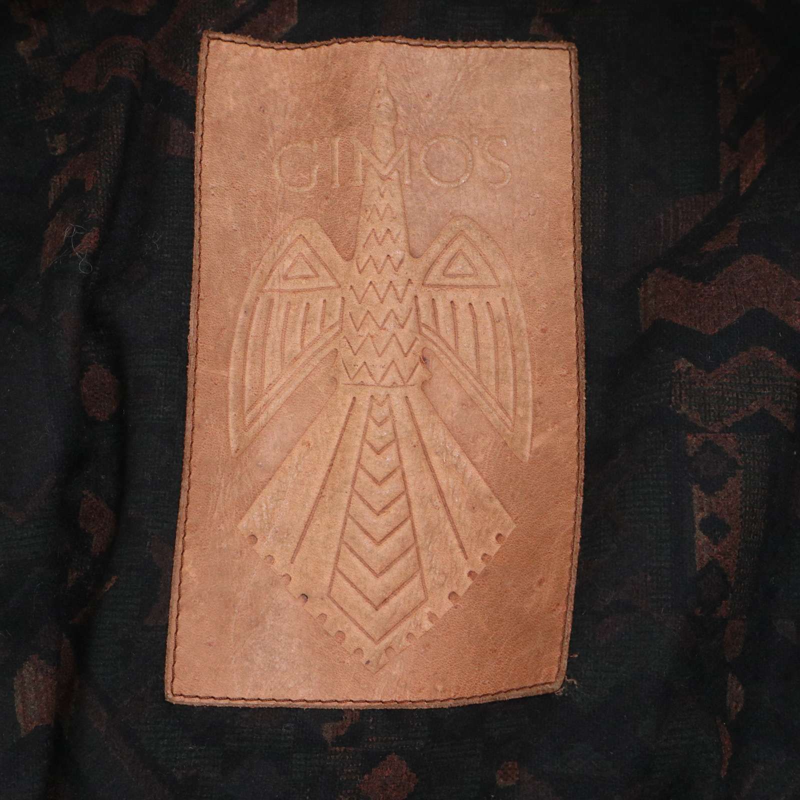 イタリア製☆ GIMO'S ジモス 秋冬☆ 本革 リアル レザー ジャケット Sz