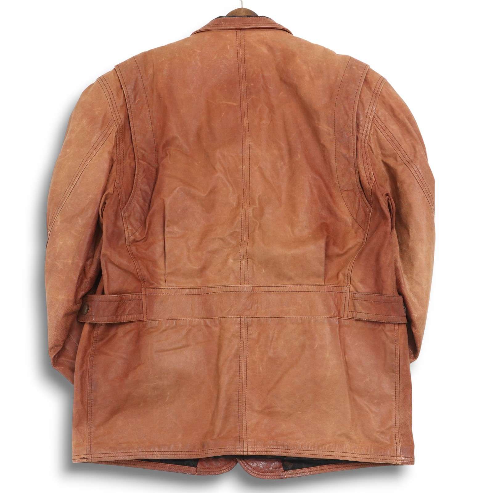 イタリア製☆ GIMO'S ジモス 秋冬☆ 本革 リアル レザー ジャケット Sz