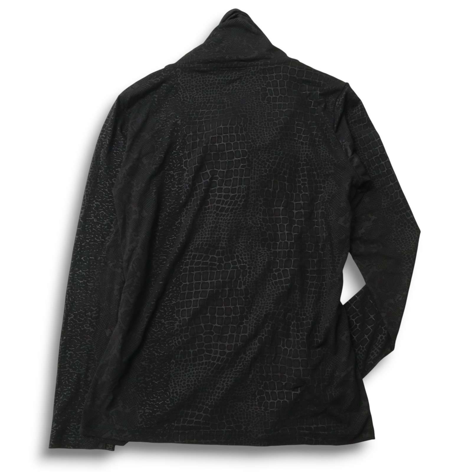 TORNADOMART トルネードマート クロコ エンボス☆ ドレープ 長袖