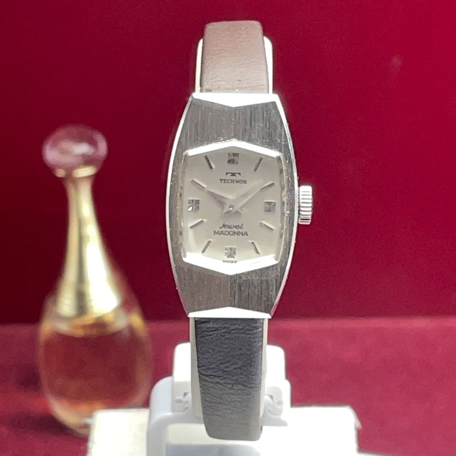 未使用保管品 70s TECHNOS Jewel MADONNA 手巻 スイス製 ヴィンテージ
