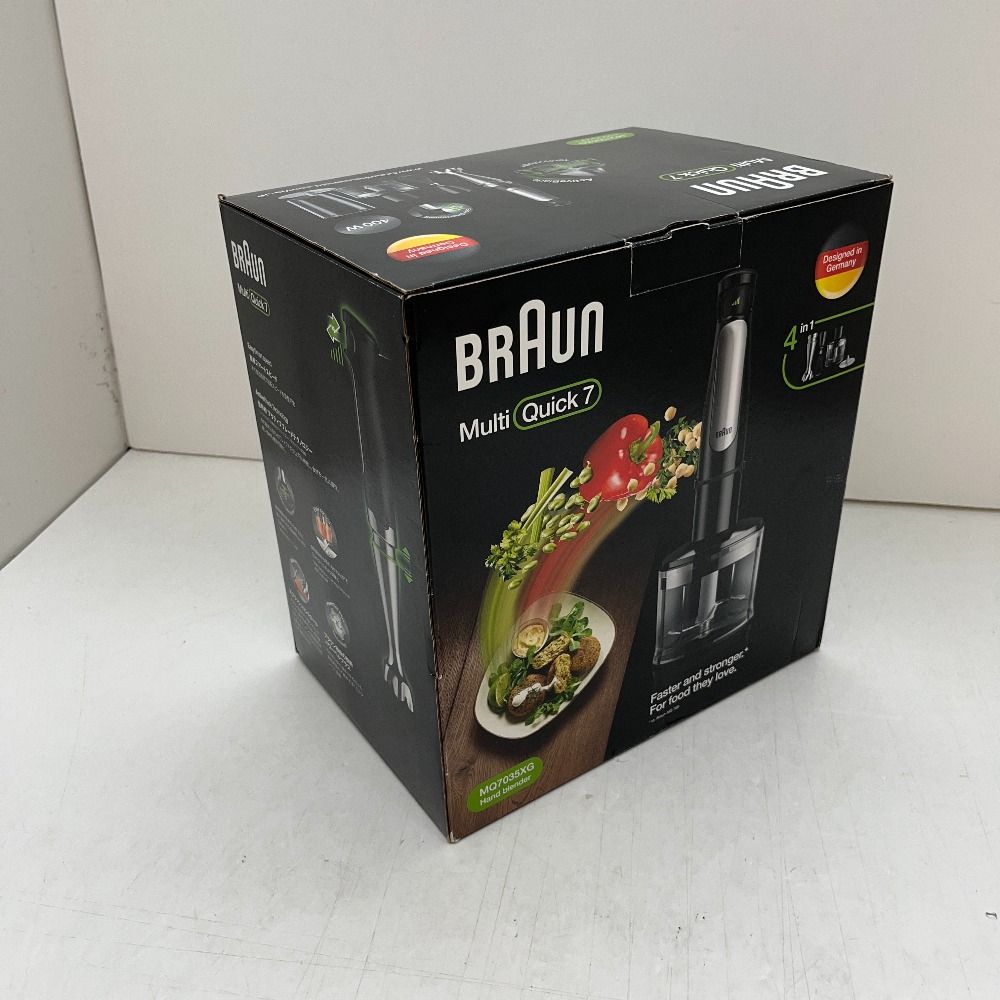 06 w 16248 BRAUN ブラウン ハンドブレンダー MultiQuick 7 マルチクイック ブラック シルバー 品